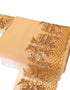 Aurora Blossom Beaded Border Lace Mix and Match - (Gold) + Satin (Nude)